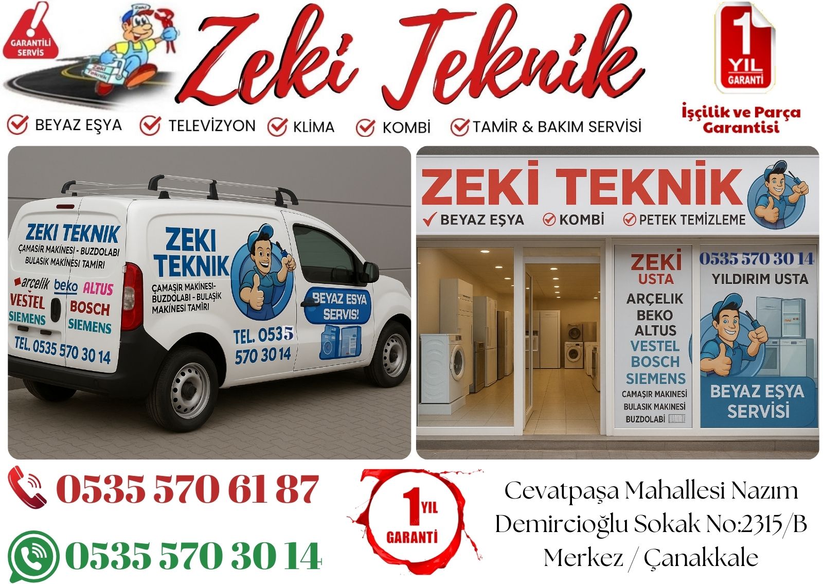 Çanakkale Beyaz Eşya Servisi 